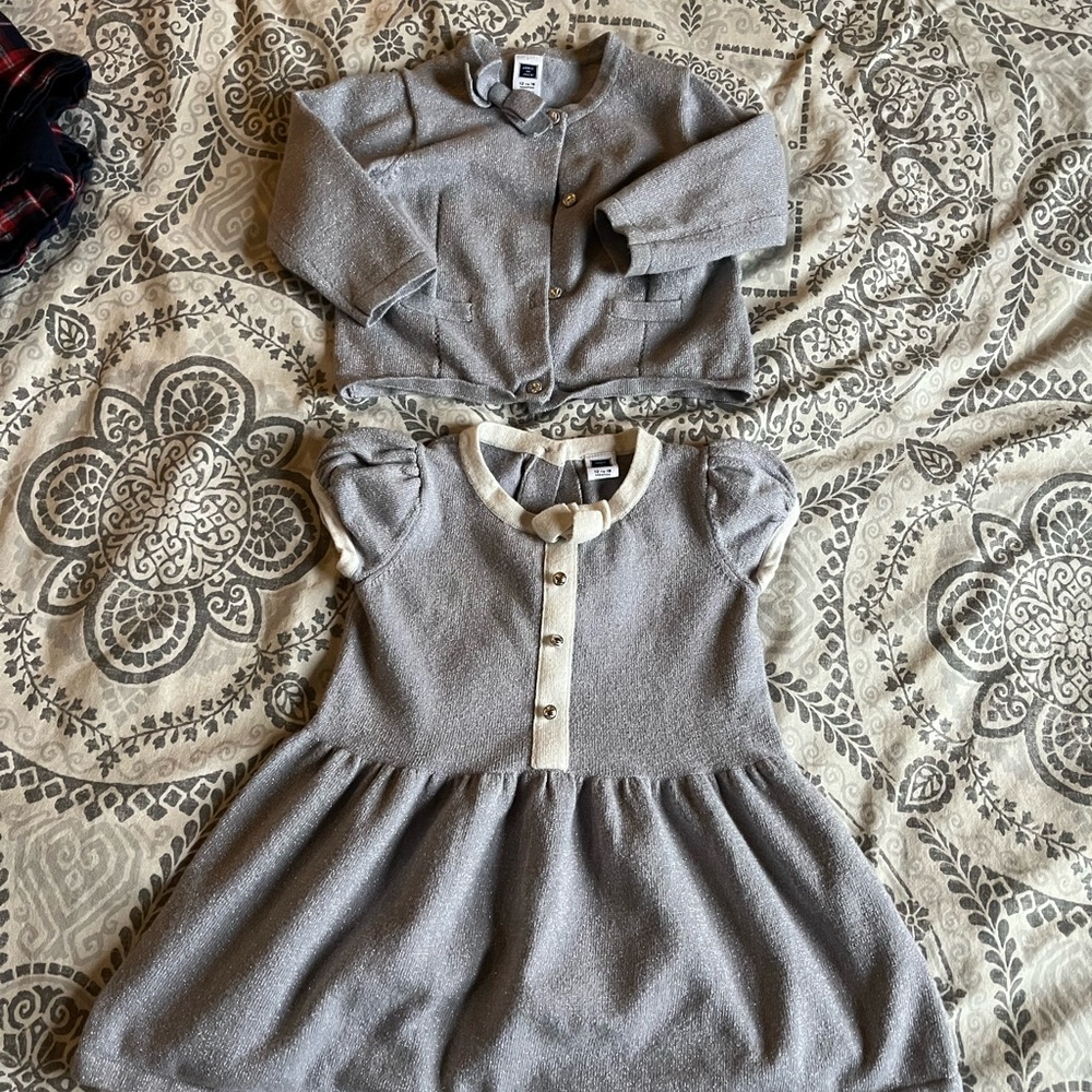 Janie & Jack Sweater Dress and Sweater